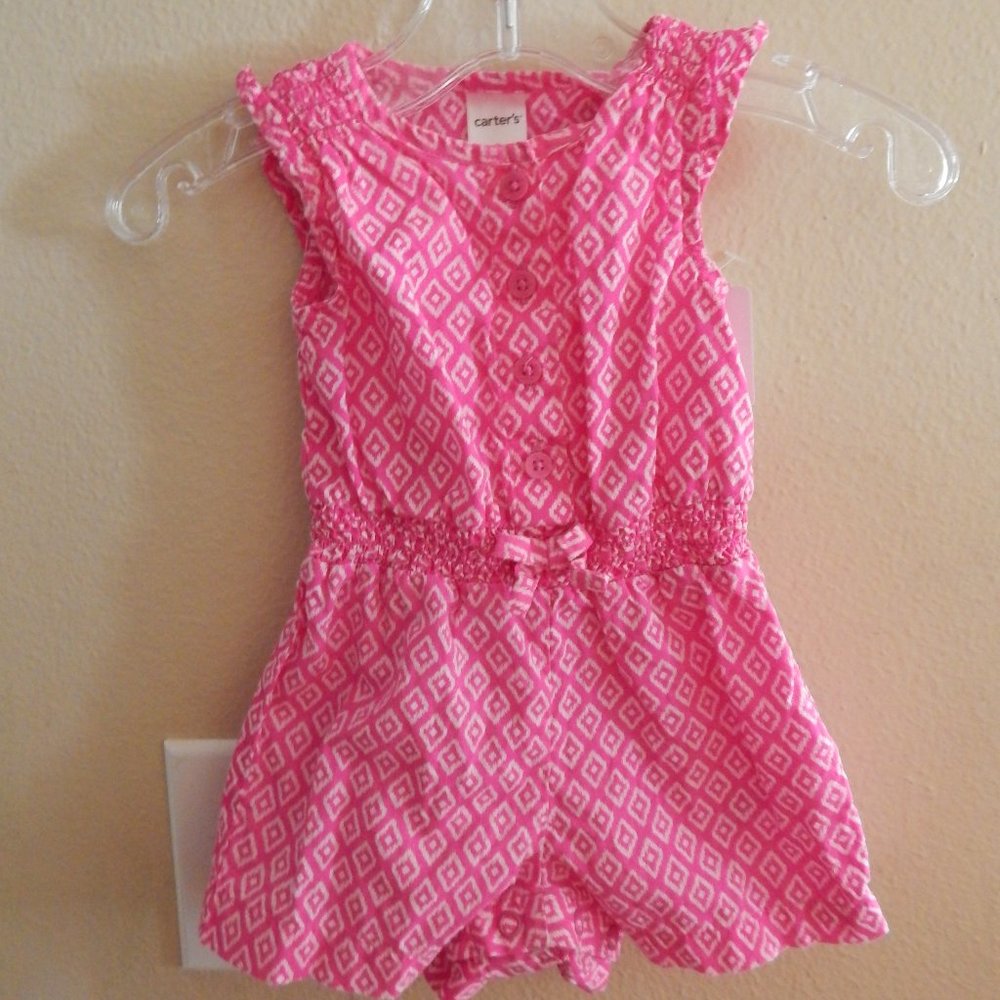 PINK CARTER'S ROMPER